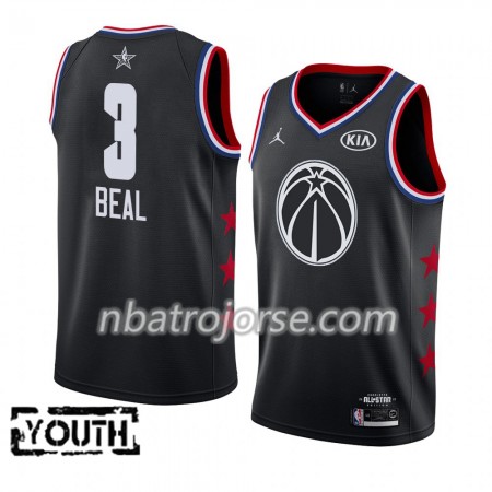 Barn Washington Wizards Tröja Bradley Beal 3 2019 All-Star Jordan Brand Svart Swingman